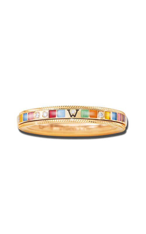Wellendorff Golden Rainbow Ring, fine 607413