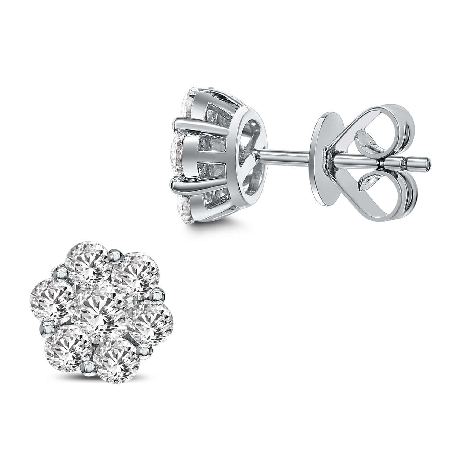 Bandiera Jewellers Diamond Earrings 1.03ct AER-9633