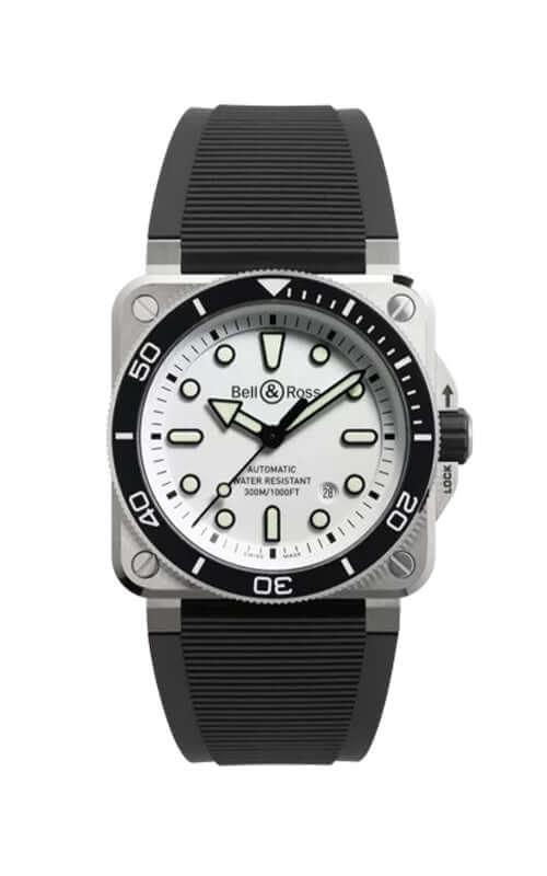Bell & Ross BR-03 Diver White Steel BR03A-D-WH-ST/SRB
