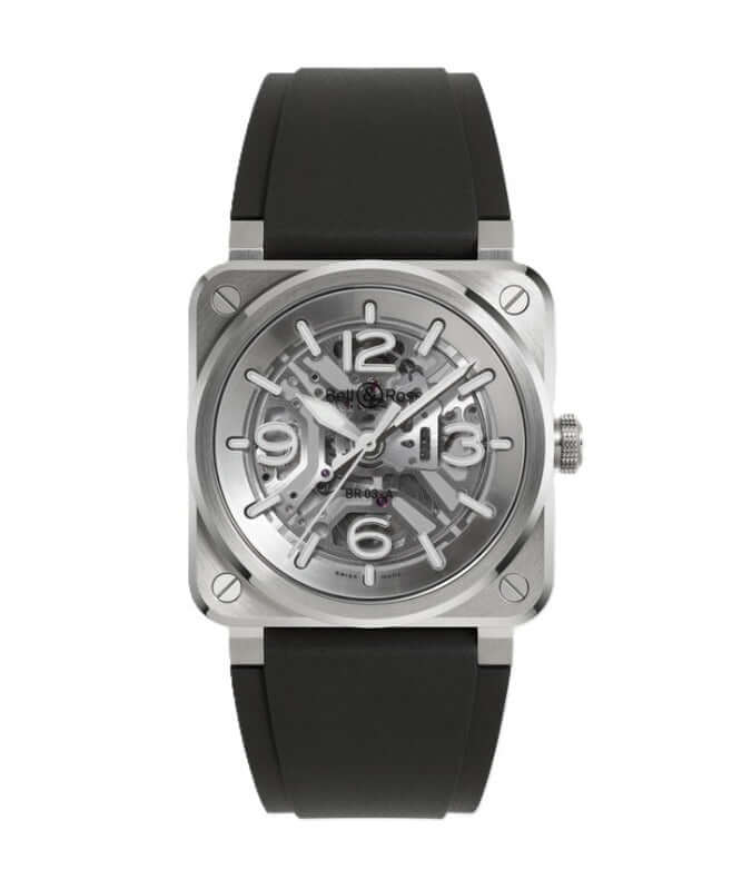 Bell & Ross BR-03 Skeleton Steel BR03A-BL-SKST/SRB