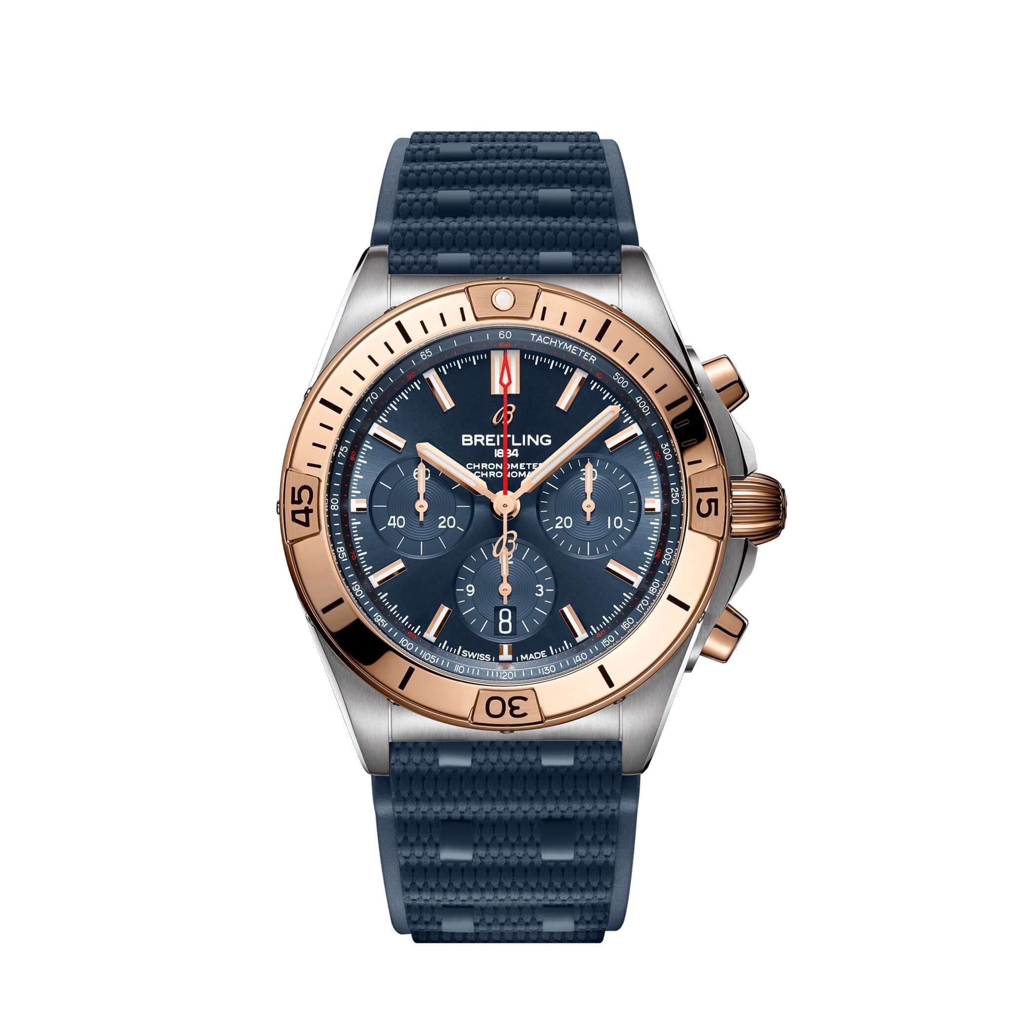 Breitling Chronomat B01 42mm Steel and Rose Gold UB0134101C1S1