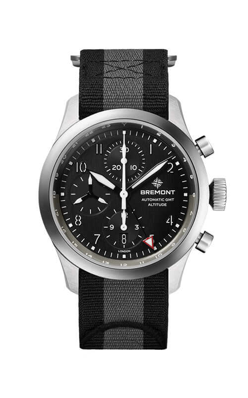 Bremont Altitude Chronograph GMT ALT42-CHR-G-SS-BK-N-S