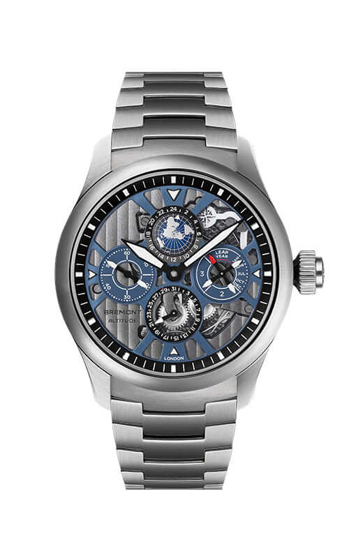 Bremont Altitude Skeletonised Perpetual Calendar GMT ALT42-PER-TI-BLSKL-B