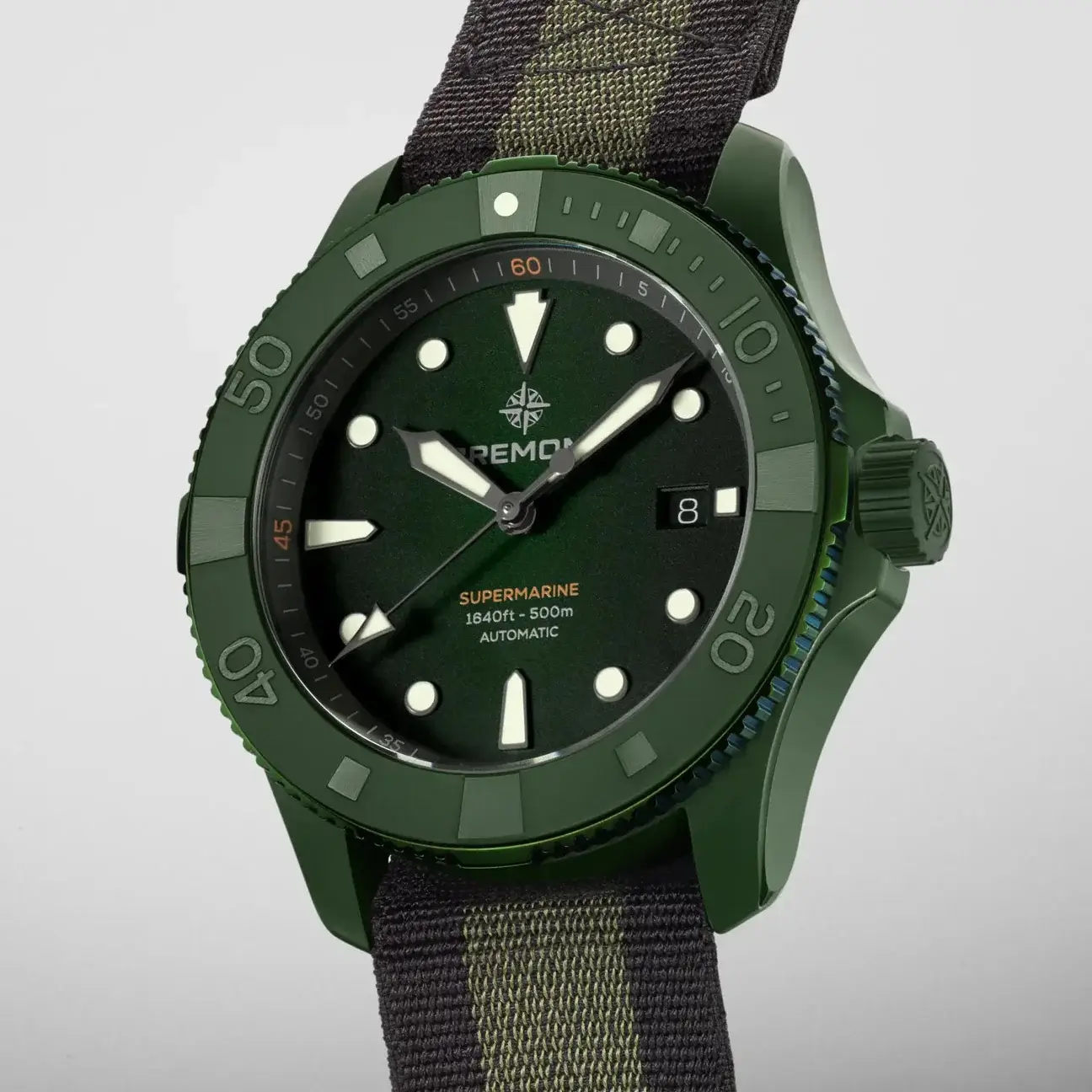 Bremont Supermarine Full Ceramic, Jungle Green SM43-DT-GNCER-GN-N-S - Image 4