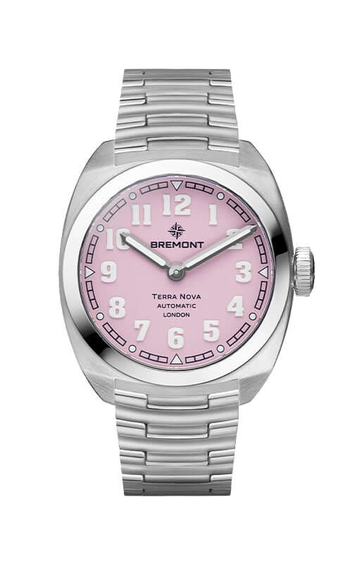 Bremont Terra Nova 38 'Pink' TN38-ND-SS-PK-B