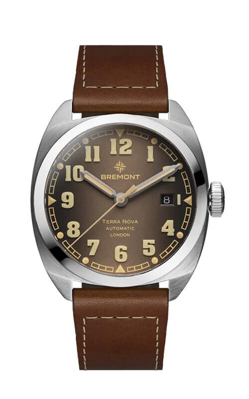 Bremont Terra Nova 40.5 Date 'Caramel' TN40-DT-SS-BR-L-S