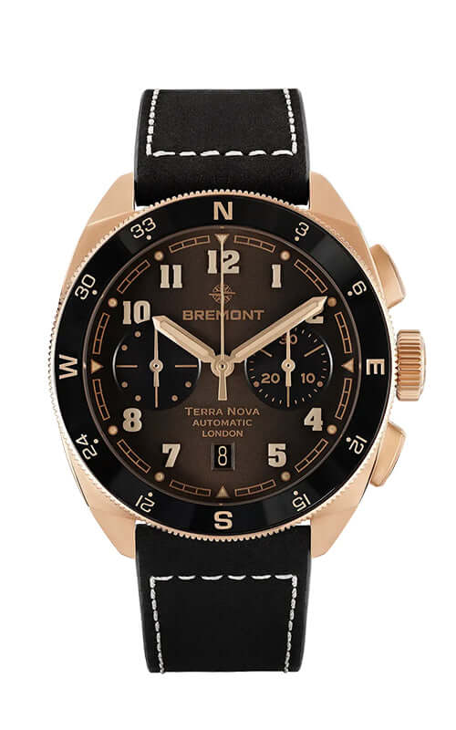 Bremont Terra Nova 42.5 Chronograph, Rose Gold TN42-CHR-RG-BR-L-S