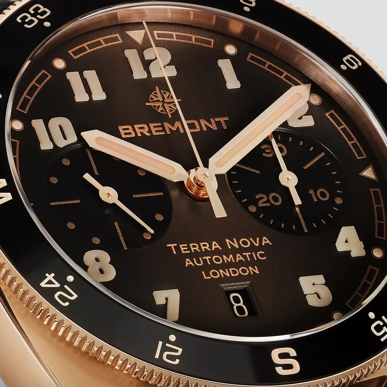 Bremont Terra Nova 42.5 Chronograph, Rose Gold TN42-CHR-RG-BR-L-S - Image 4