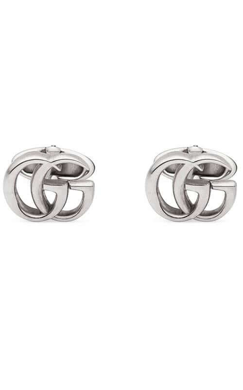 GUCCI GG Marmont Silver Cufflinks YBE57729900100U