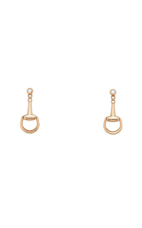 Gucci Horsebit 18Kt Diamond Earrings YBD83760500100U