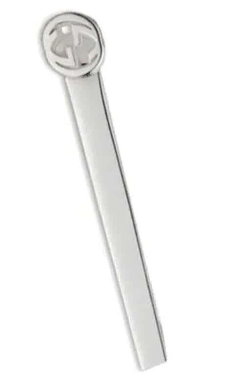 GUCCI Interlocking-G Silver Tie Bar YBF49906100100U