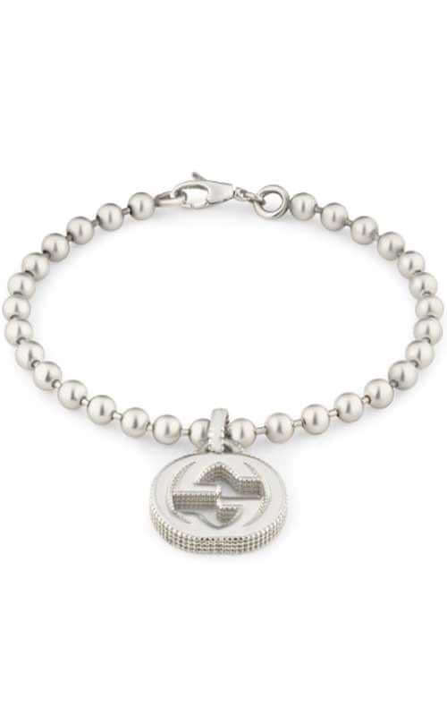 Gucci Interlocking-G Sterling Silver Bracelet YBA479226001
