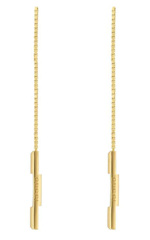 GUCCI Link to Love 18k Gold Earrings YBD66211500100U
