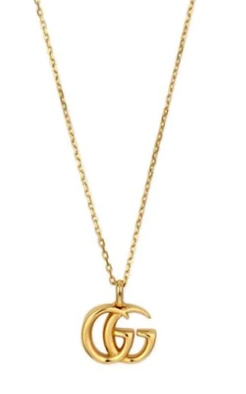 Gucci GG Running 18k Yellow Gold Necklace (YBB50208800100U).