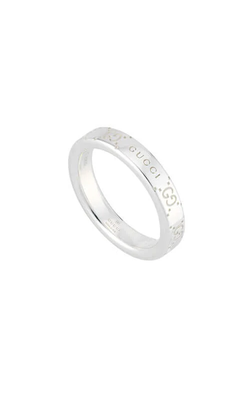 GUCCI Signature GG Silver Ring YBC814712001