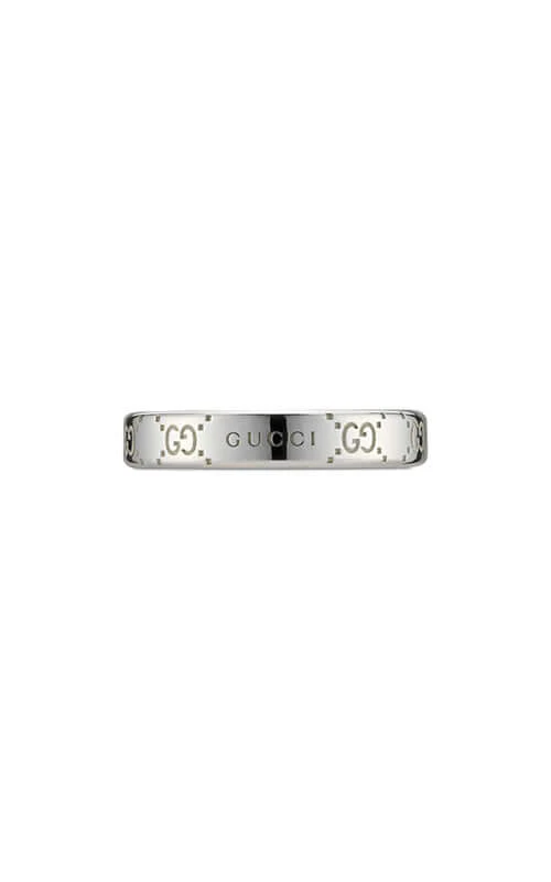 GUCCI Signature GG Silver Ring YBC814712001 - Image 2