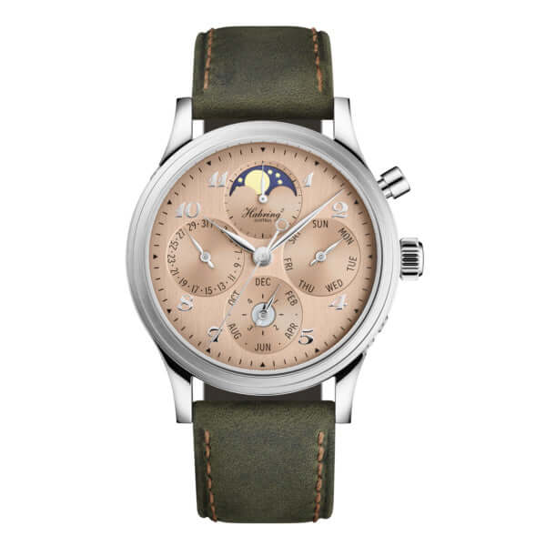HABRING² Chrono-Felix Perpetual Calendar Salmon Dial