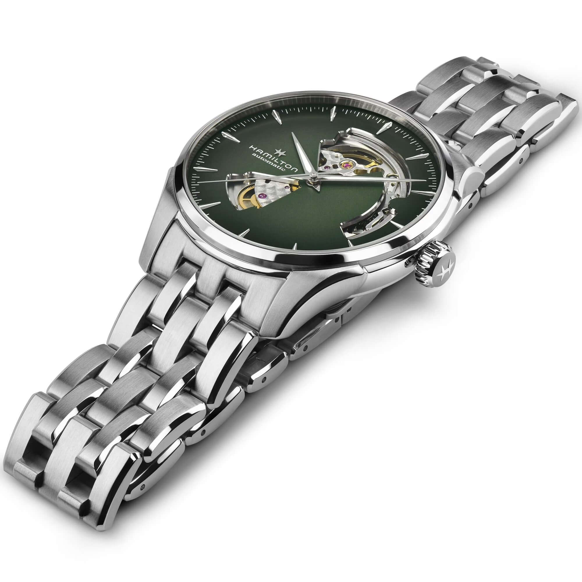 Hamilton Jazzmaster Open Heart Watch H32675160 - Image 2