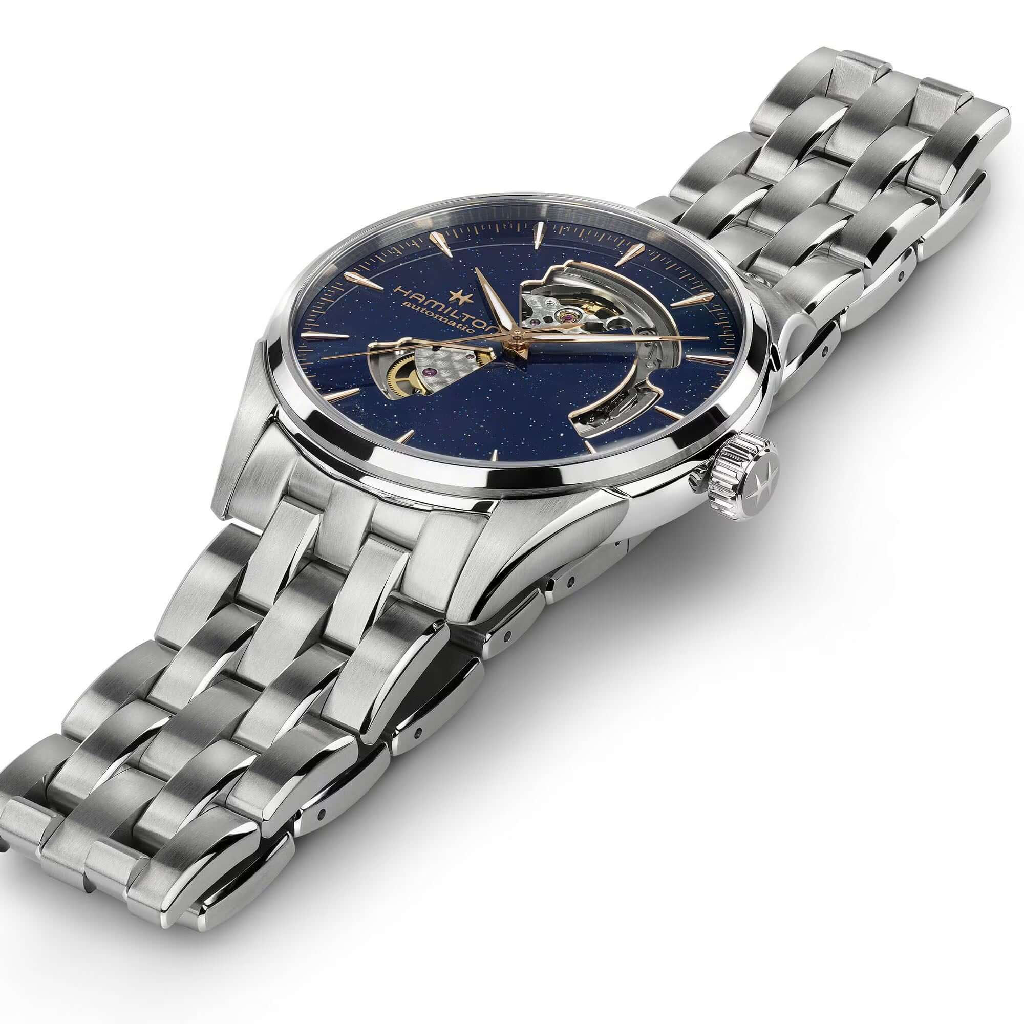 Hamilton Jazzmaster Open Heart Watch H32705140 - Image 4