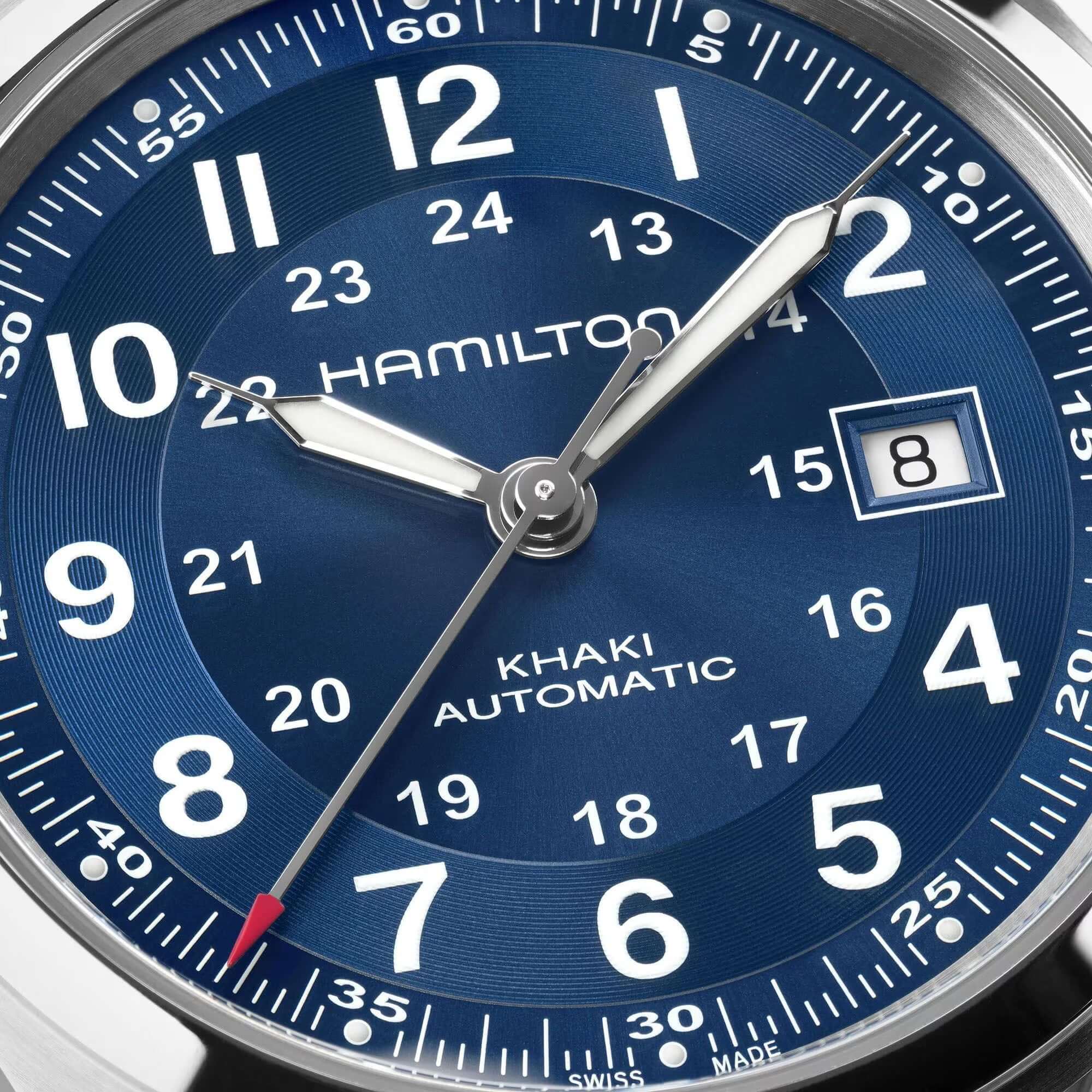Hamilton Khaki Field 42mm Automatic Watch H70605540 - Image 4