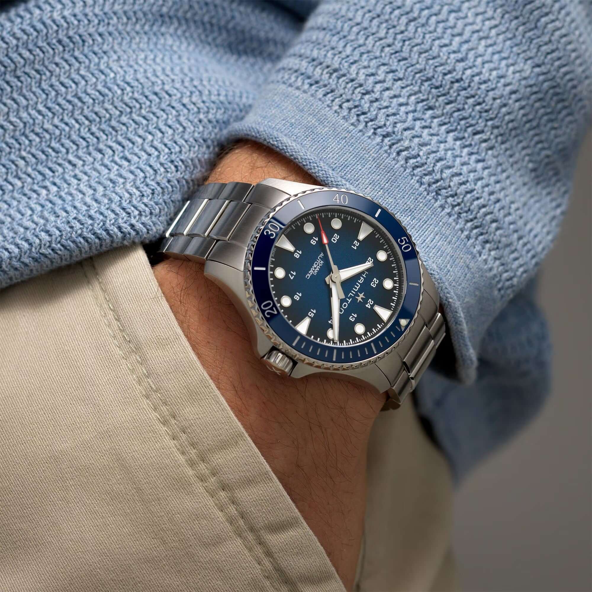 Hamilton Khaki Navy Scuba Auto Automatic 43mm Watch H82505140 - Image 6