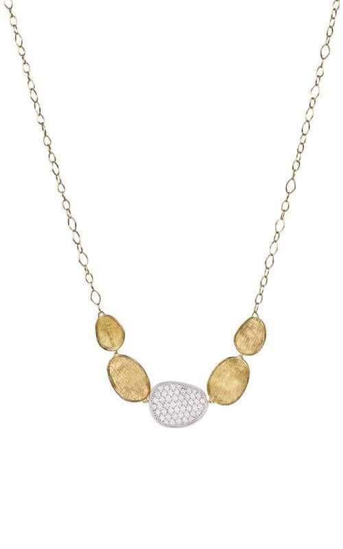 Marco Bicego Lunaria Gold and Diamonds Necklace (CB1974-B)