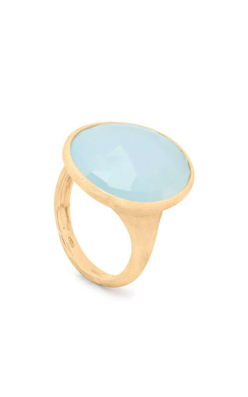 Marco Bicego Lunaria Cocktail Ring in Aquamarine AB565-AQD-Y