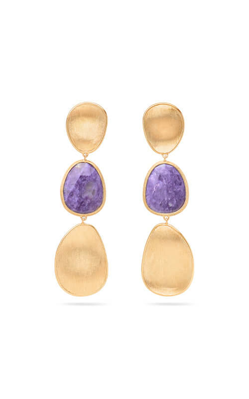 Marco Bicego Lunaria Colour Drop Earrings OB1466-CIA01-Y