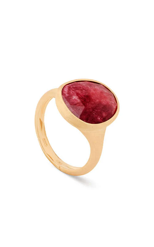Marco Bicego Lunaria Colour Red Thulite Ring AB658-TUL01-Y