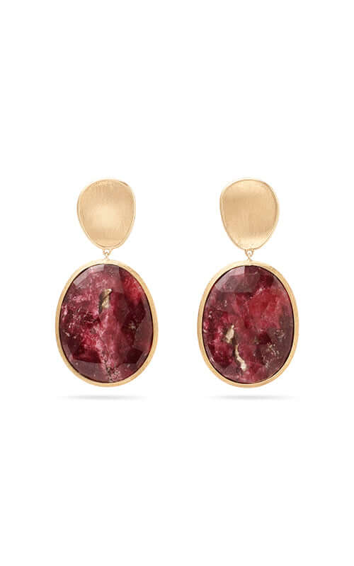 Marco Bicego Lunaria Colour Thulite Earrings OB1404-TUL01-Y