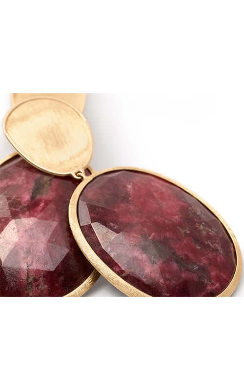 Marco Bicego Lunaria Colour Thulite Earrings OB1404-TUL01-Y - Image 2