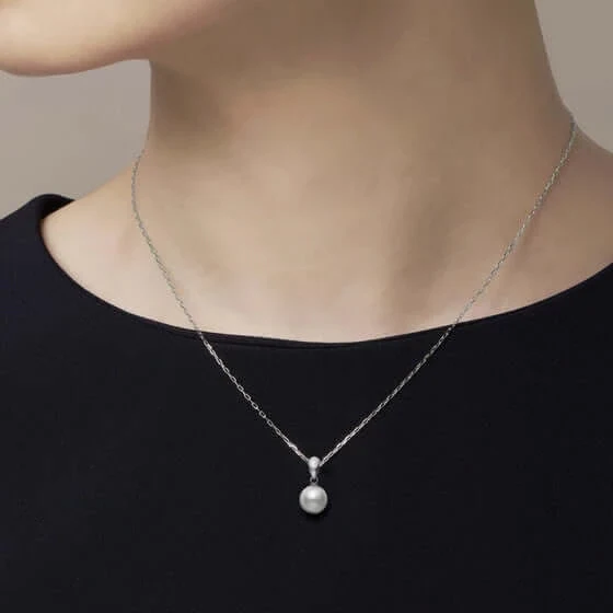 Mikimoto Everyday Essentials Pendant Akoya Pearl White PPS751W - Image 2