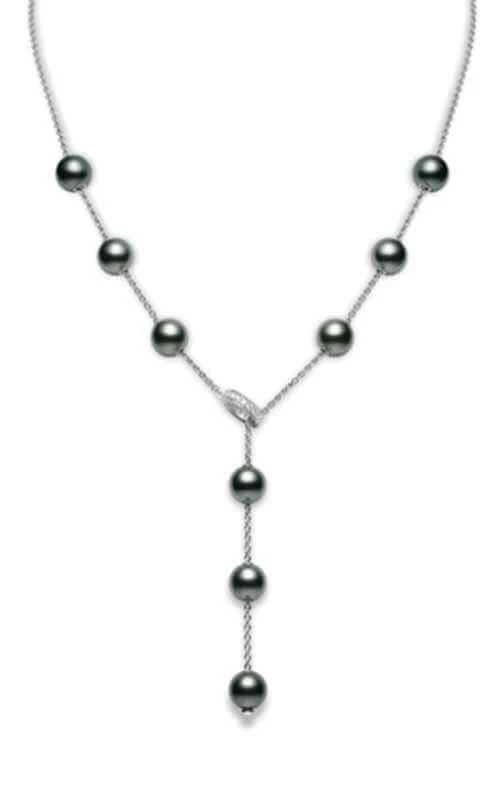 Mikimoto Necklace Pearls in Motion South Sea Pearls Black (PPL351BDW9)