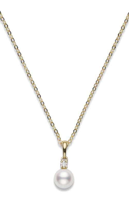 Mikimoto Necklace Akoya Pearl & Diamond Necklace (PPS752DK)