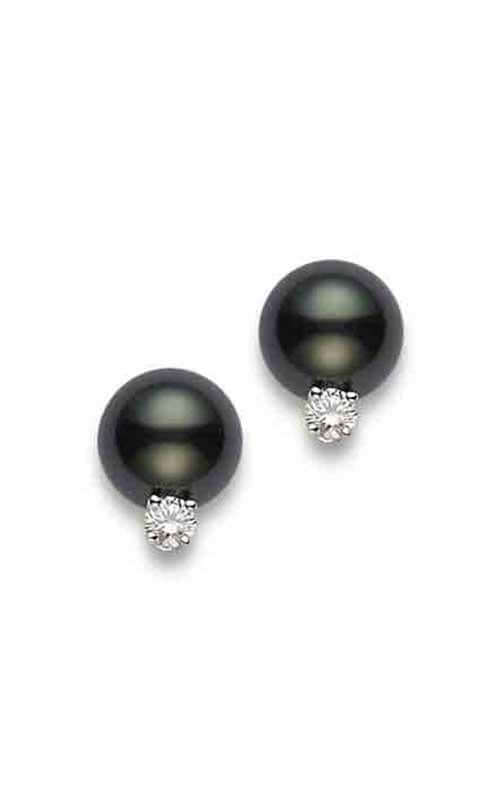Mikimoto Stud Earrings South Sea Pearl Black 9mm A+ (PES902BDW)