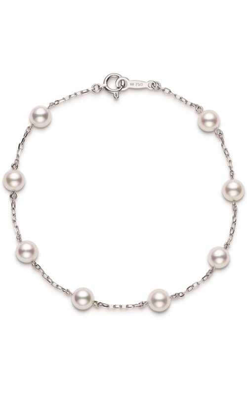 Mikimoto Akoya Cultured Pearl Station Bracelet PD129W