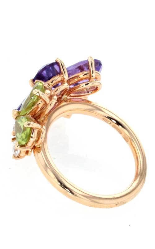 Mimi Butterfly Amethyst, Peridot & Diamonds Ring (A465R8APB) - Image 3