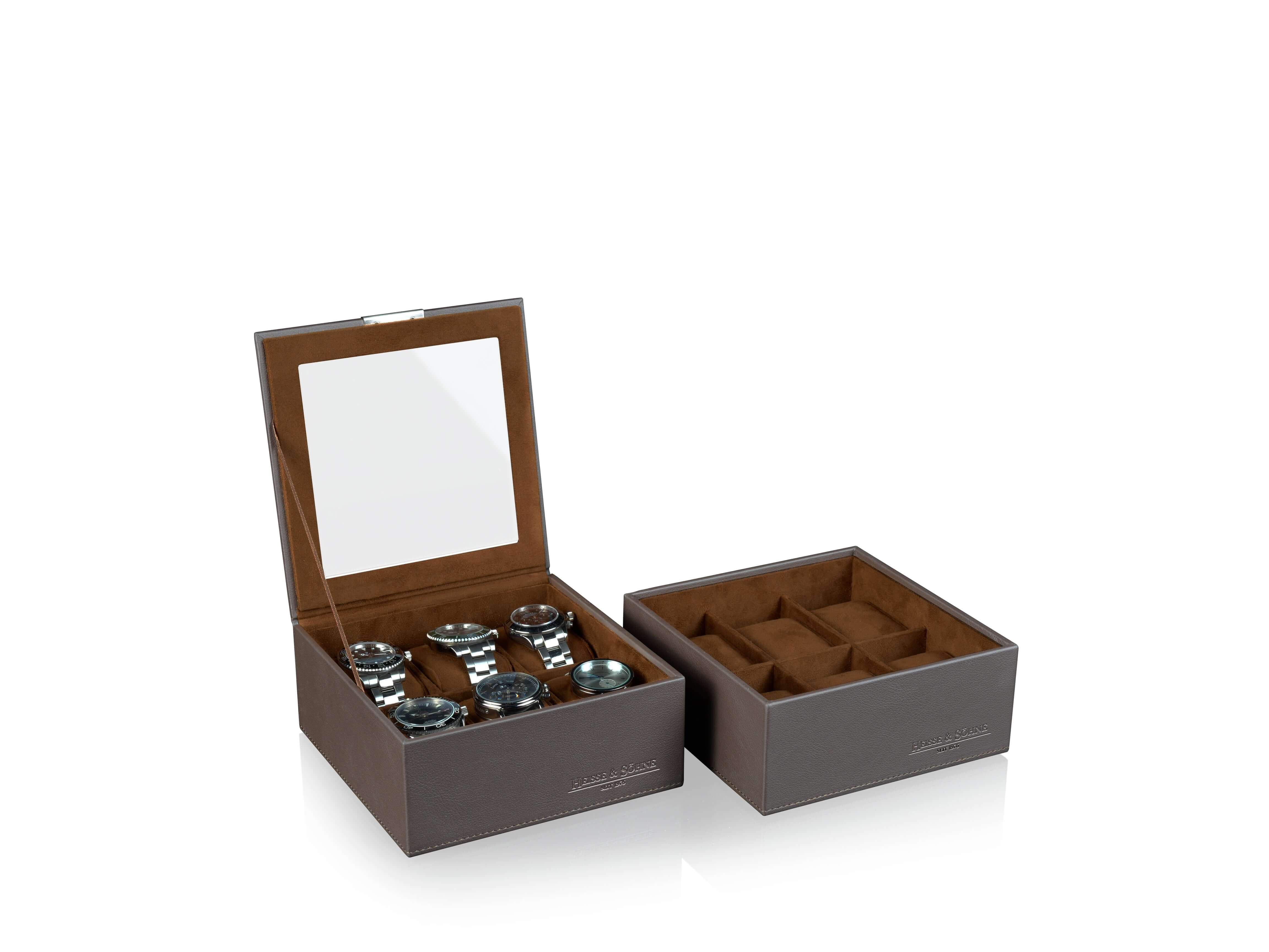 Mirage Watch Box L Brown 6 - Bottom Part - Image 3
