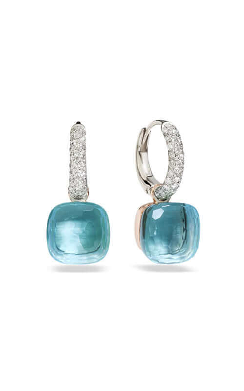 Pomellato 18k Gold Topaz & Diamonds Nudo Earrings POB4010O6000DB0OY