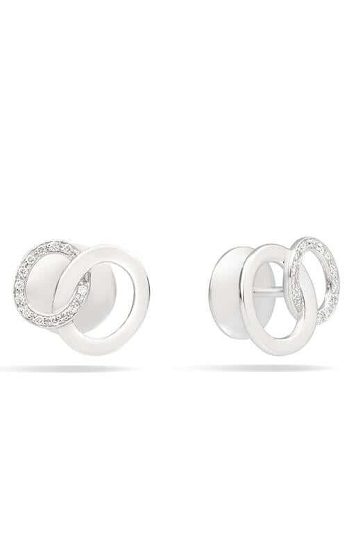 Pomellato Brera Collection 18K White Gold Earrings