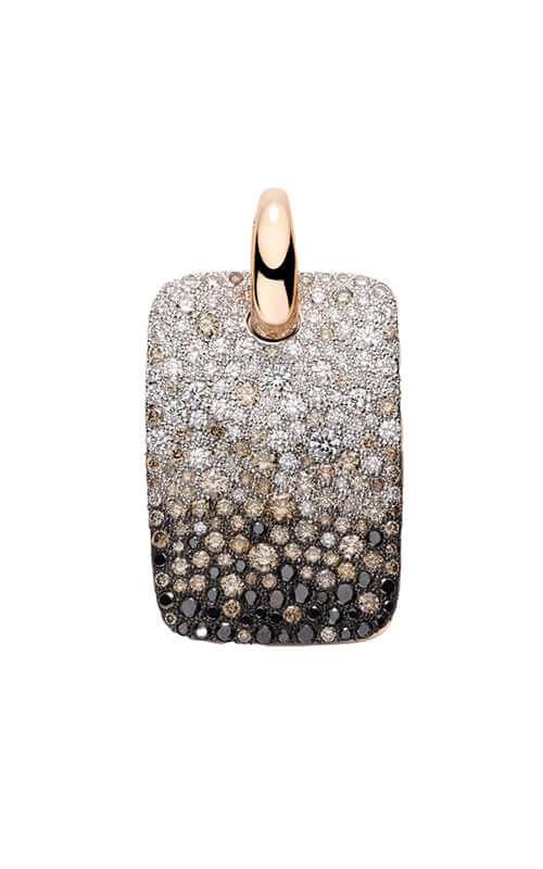 Pomellato Sabbia Pendant Rose Gold and Brown Diamonds PMC3080O7BWRDBX00