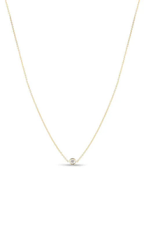 Roberto Coin Gold and Diamonds Station Necklace (001954AYCHX0)