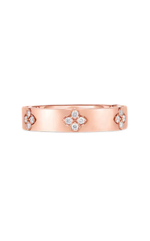 Roberto Coin Love in Verona 18k Rose Gold & Diamonds Ring 8882970AX65X - Image 2