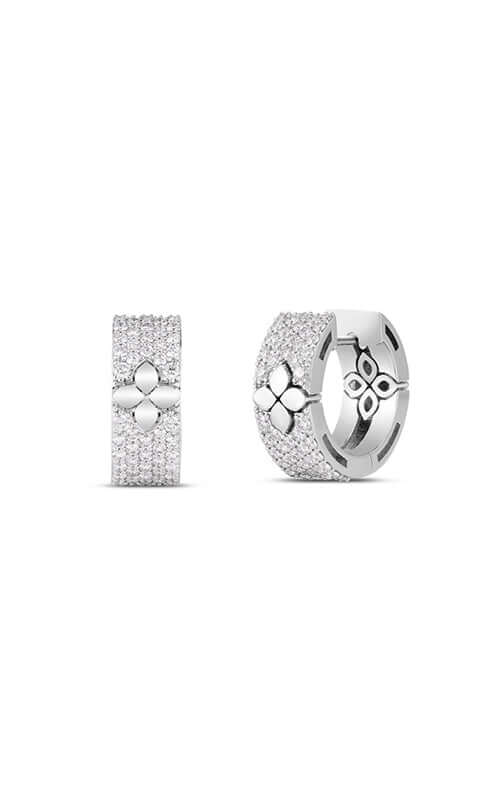 Roberto Coin Love in Verona Diamond Pave Hoops 8883385AWERX