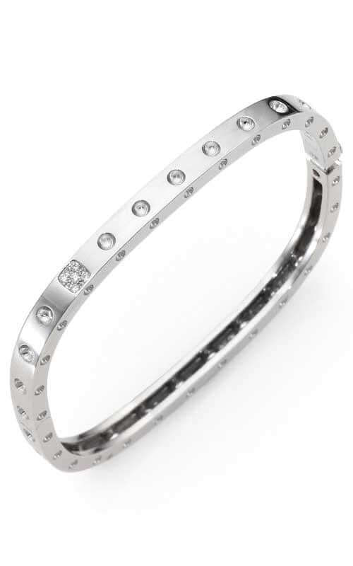 Roberto Coin Pois Mois Bangle White Gold and Diamonds (888523AWBAXS)