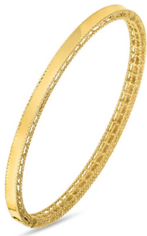 Roberto Coin Symphony Yellow Gold Bangle (7771360AYBA0)