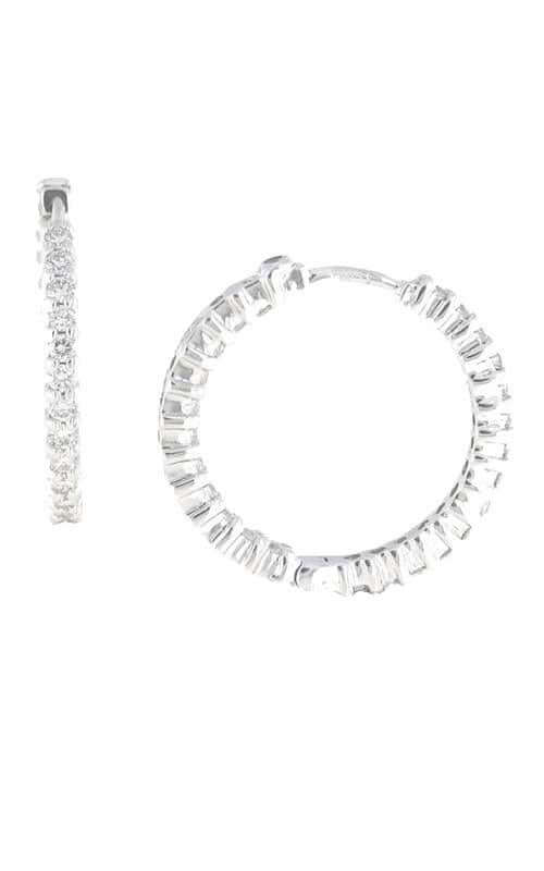 Roberto Coin XSmall Inside Outside Diamond Hoop Earrings (001448AWERX0)