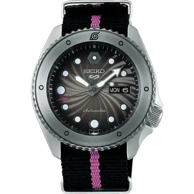 DISCONTINUED - SEIKO DAY DATE SEIKO 5 NARUTO BORUTO LTD (SRPF65K1F)