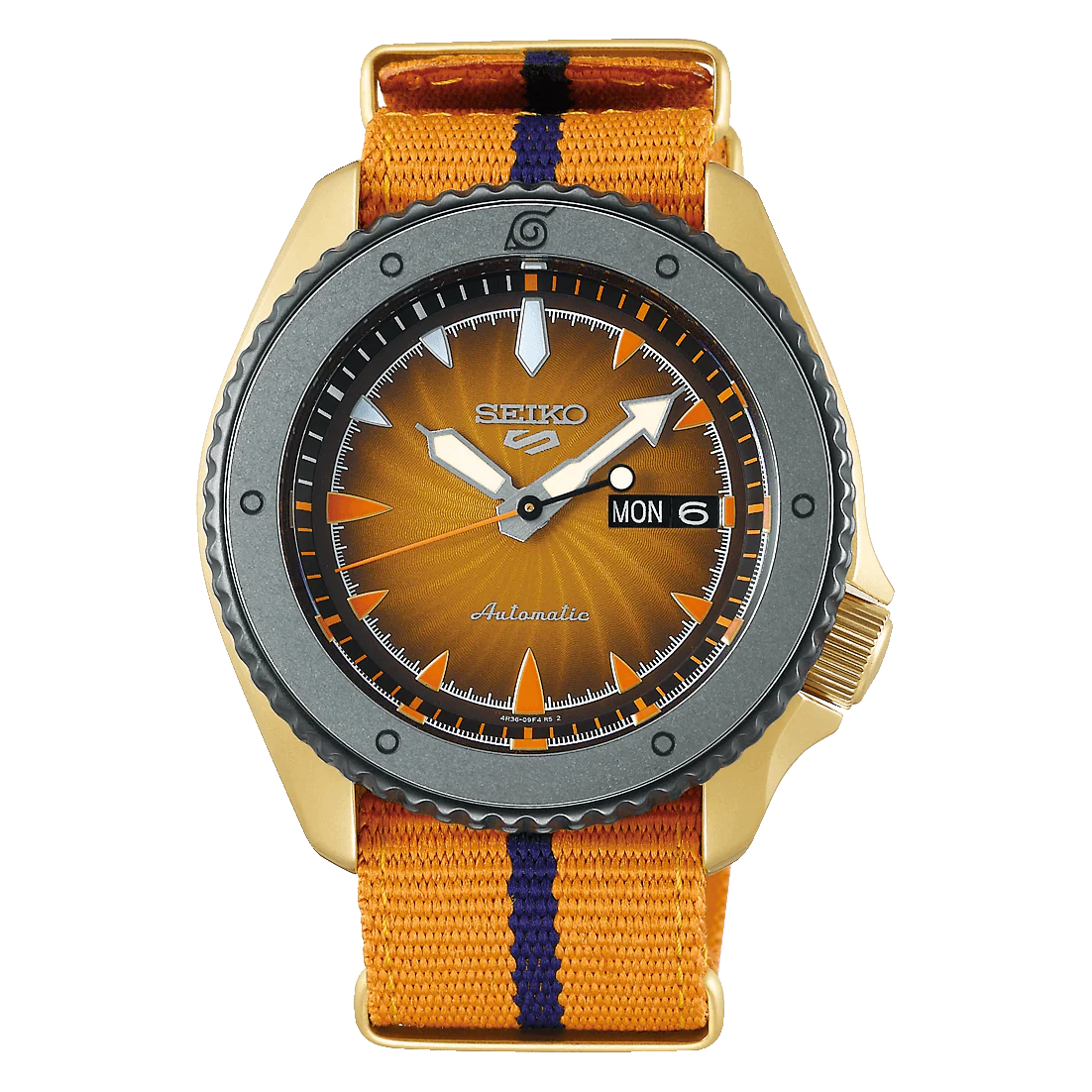DISCONTINUED - SEIKO DAY DATE SEIKO 5 NARUTO BORUTO LTD (SRPF70K1F)