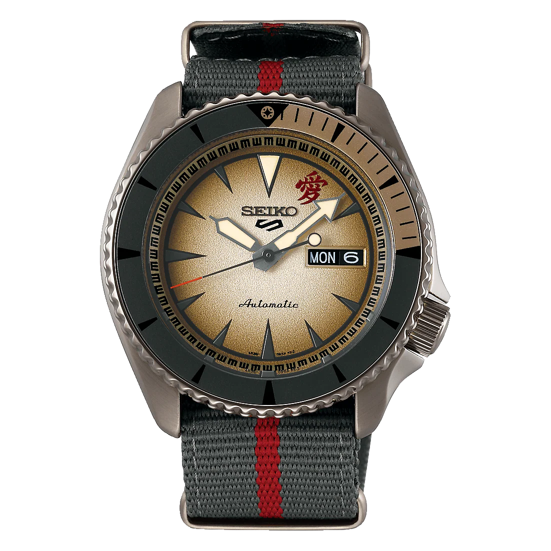 DISCONTINUED - SEIKO DAY DATE SEIKO 5 NARUTO BORUTO LTD (SRPF71K1F)